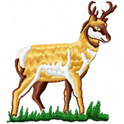 Gazelle Embroidery Design 12 Gazelle Embroidery Design 12